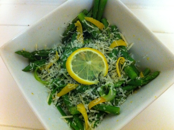 Blanched Lemon Asparagus